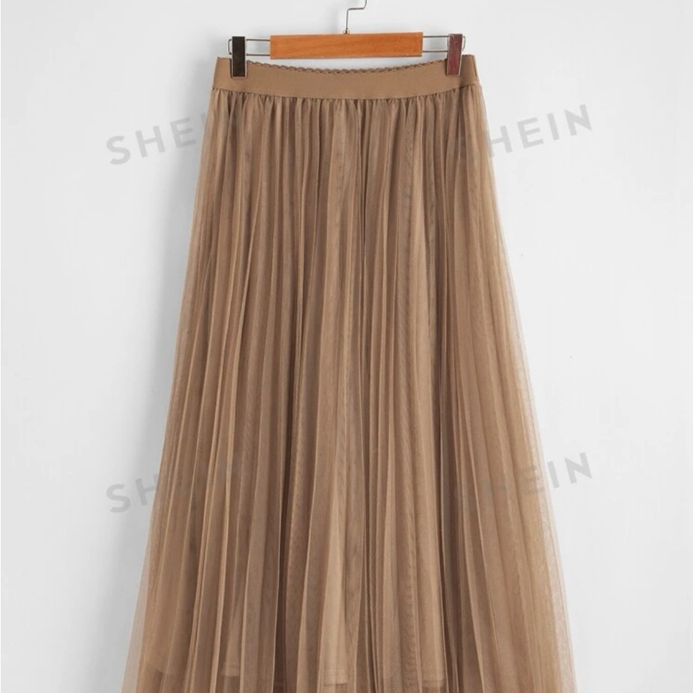 Champagne Tulle Skirt